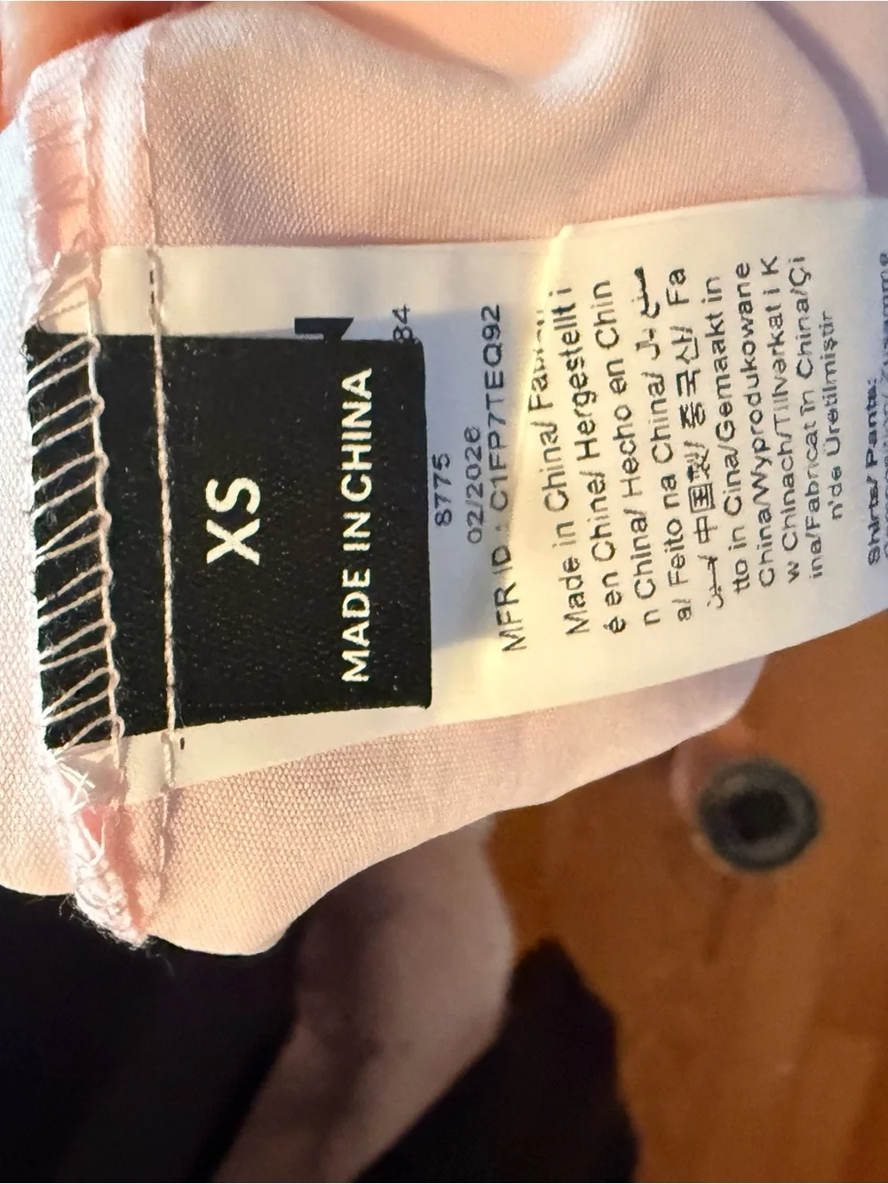 Light Pink Button-Down Collared Shirt - Picture 3 of 3